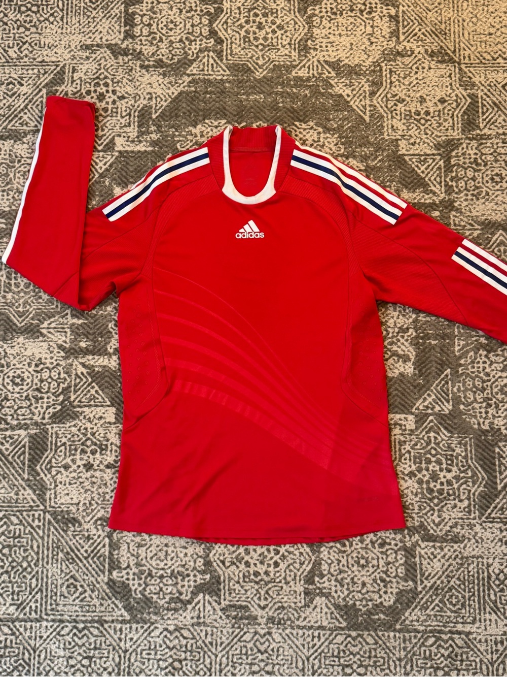 Adidas 08/09 France Away Lonkgleeve Kit - On field/ player version